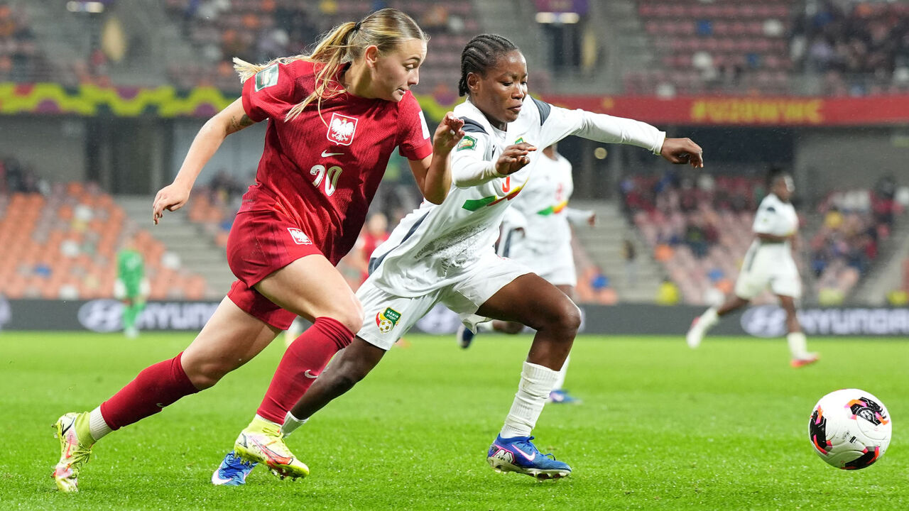 MŚ U20 piłkarek. W meczu Polska – Benin było grząsko. "Lubimy grać w deszczu"