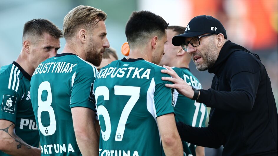 Marek Papszun i piłkarze Legii (fot. Getty Images)